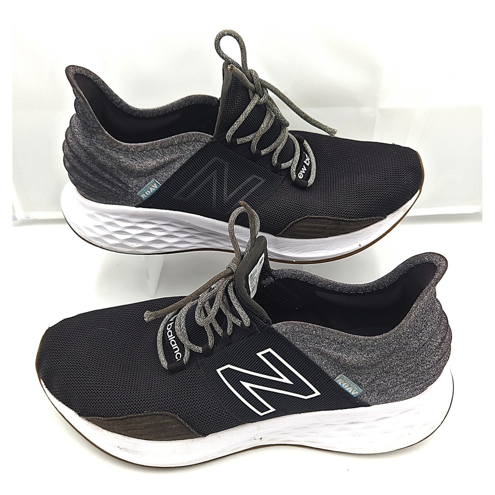 New Balance Fresh Foam Roav Mens Running Shoes Black Grey MROAVTK Size 11 - Picture 2 of 11